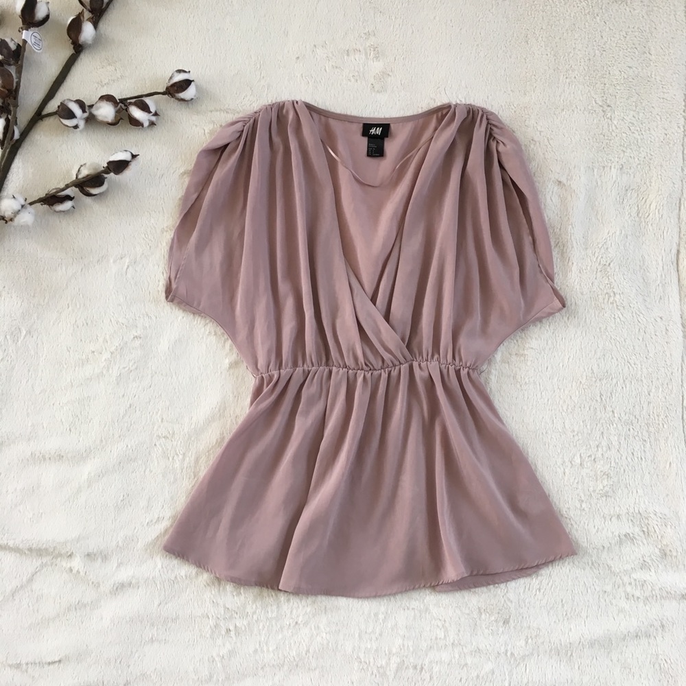 H&M Silk Blouse size 4